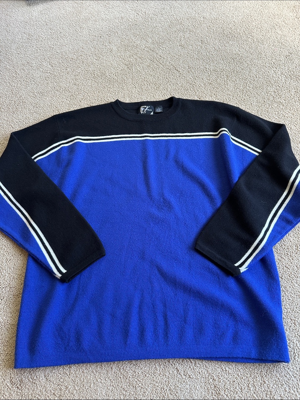 Tyrolia vintage wool blend crew neck sweater - Picture 5 of 6